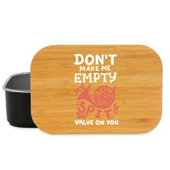 Waldhorn Hornist Waldhornspieler - Lunch Box - Schwarz - Vorne