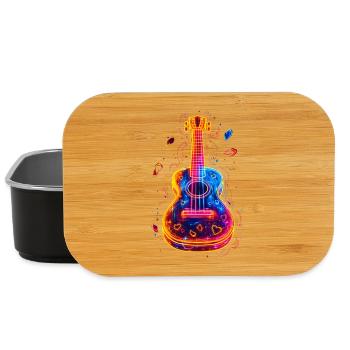 90er Jahre Ukulele - Lunch Box - Schwarz - Vorne