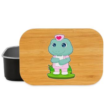 Frosch Krankenschwester  - Lunch Box - Schwarz - Vorne
