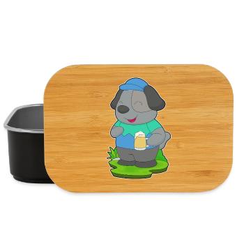 Bière pour chien - Boîte à goûter - noir - Devant