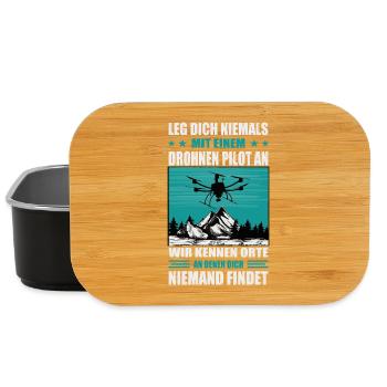 Drone Pilot Accessories Drone Pilot Drone Gift - Lunch Box - black - Front