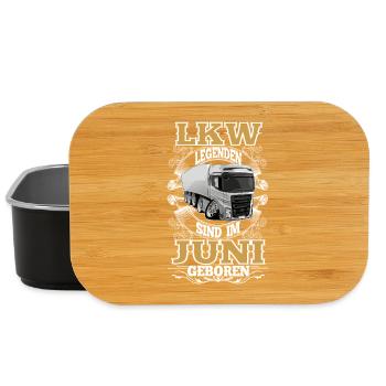 Lkw Fahrer Geburtstag Juni - Lunch Box - Schwarz - Vorne