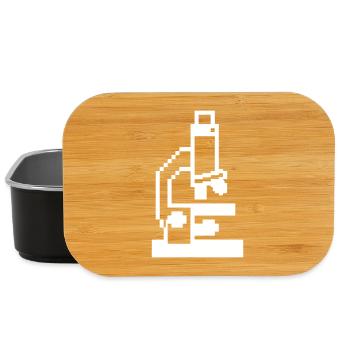 Pixel Mikroskop 8-Bit Labor - Lunch Box - Schwarz - Vorne
