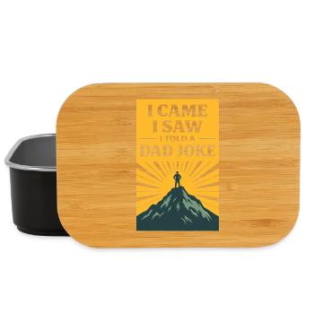 Chemise drôle de blague de papa Cadeau d’humour de père - Boîte à goûter - noir - Devant