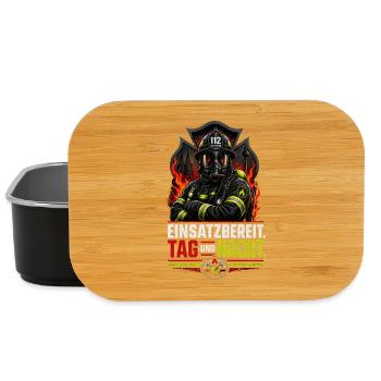 Feuerwehr - Lunch Box - Schwarz - Vorne