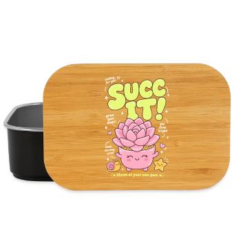 Urban Gardening Succulent lover - Lunch Box - black - Front