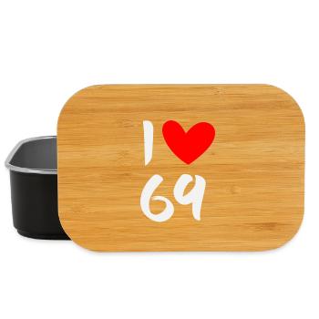 Ich liebe 69 - Lunch Box - Schwarz - Vorne