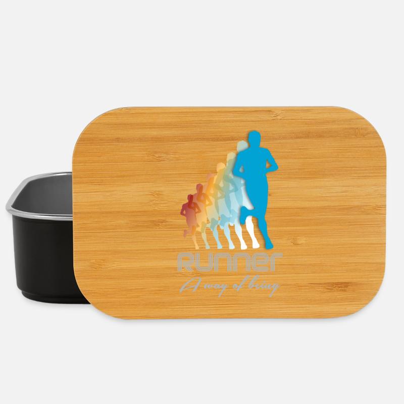 running - Lunch Box - black