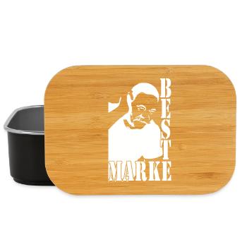 Meilleur homme de marque - Boîte à goûter - noir - Devant