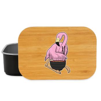 Cuisson de ramen pour Chef Flamant Rose - Boîte à goûter - noir - Devant