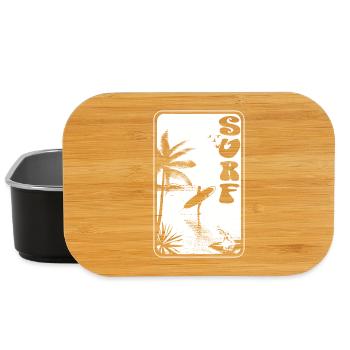 SURFING - Lunch Box - black - Front