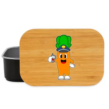 Carrot Policier Microphone Police - Boîte à goûter - noir - Devant