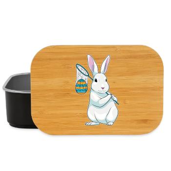 Bunny Easter Fishing - Lunch Box - black - Front