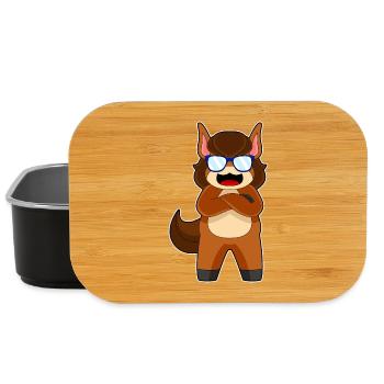 Pferd Sonnenbrille - Lunch Box - Schwarz - Vorne