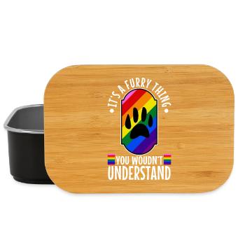 It's A Furry Thing You Wouldn't Understand - Lunch Box - black - Front