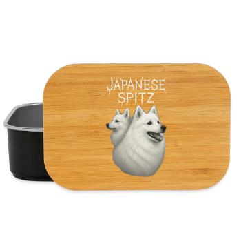 Japanese Spitz - Lunch Box - Schwarz - Vorne