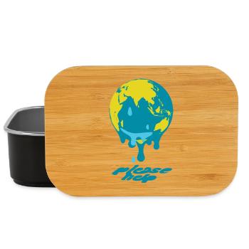 Global Warming Globe - Lunch Box - black - Front