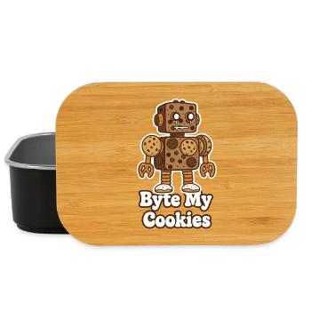 Byte My Cookies Cookie Robot - Boîte à goûter - noir - Devant