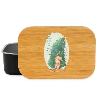 chat_sapin - Lunch Box - Schwarz - Vorne