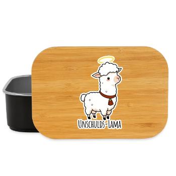 Innocence Lama didn't do it - Lunch Box - black - Front