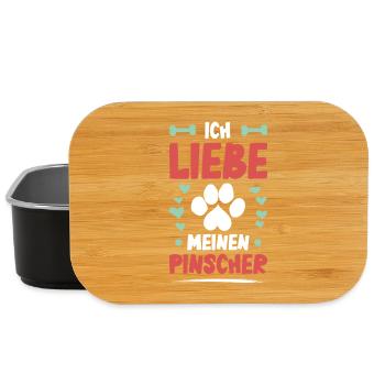 I love my Pinscher - Lunch Box - black - Front