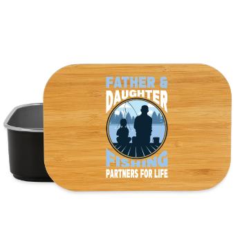 Pêche Père et Fille - Organisation Partenaire pour la Vie - Boîte à goûter - noir - Devant