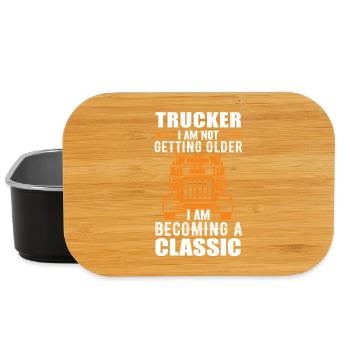 Lkw Fahrer - Lunch Box - Schwarz - Vorne