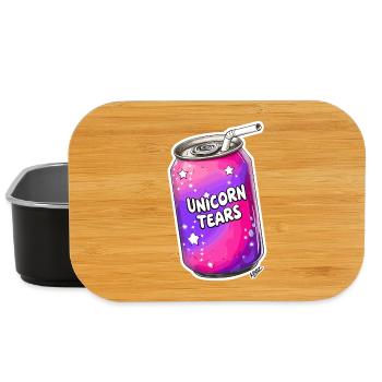 Unicorn Tears Soda Can - Lunch Box - black - Front