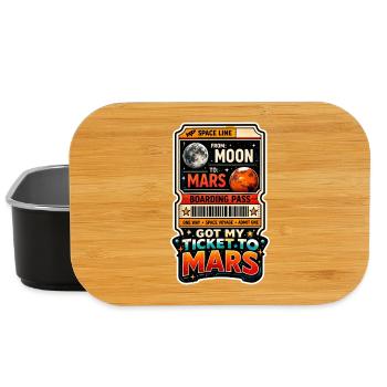 Lass Uns Zum Mars Gehen. Mars-erkundungsmission - Lunch Box - Schwarz - Vorne
