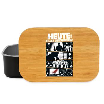 Horror Movie Night Slasher TV - Lunch Box - Schwarz - Vorne
