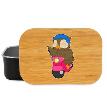 Eule Motorroller - Lunch Box - Schwarz - Vorne
