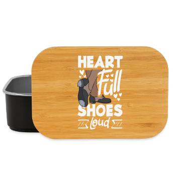 Tap dancers, tap shoes, tap dance - Lunch Box - black - Front