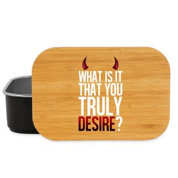 Truly Desire Question Tee - Lunch Box - black - Front