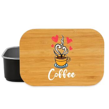 Caffeine Coffee Drinking Coffee Drinker Saying - Lunch Box - black - Front