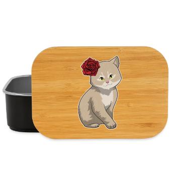 Cat Rose - Lunch Box - black - Front
