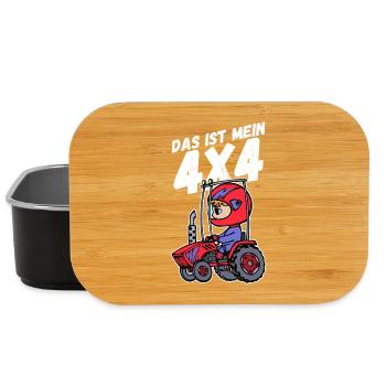 Traktor Jungbauer Statement Nutzfahrzeug Landleben - Lunch Box - Schwarz - Vorne