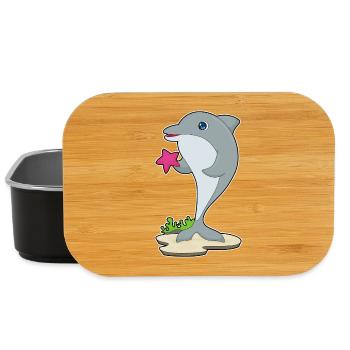 Dolphin Starfish - Lunch Box - black - Front
