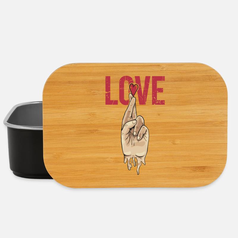 Zeichen der Liebe - Lunch Box - Schwarz