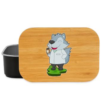 Wolf Doctor Medicine - Lunch Box - black - Front