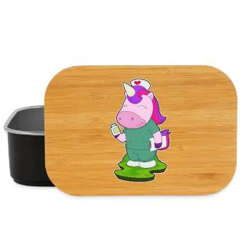 Unicorn Nurse Medicine - Lunch Box - black - Front