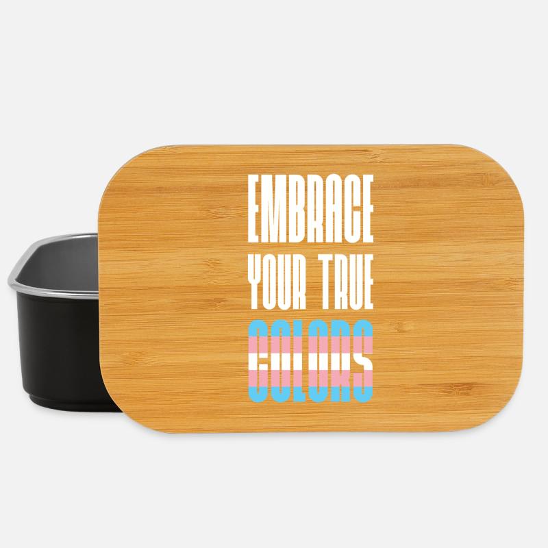 LGBT Pride Month - Umarme dein wahres Gesicht - Lunch Box - Schwarz