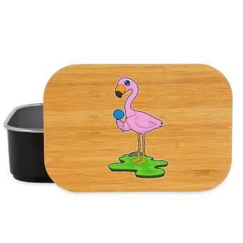 Flamingo Lutscher  - Lunch Box - Schwarz - Vorne