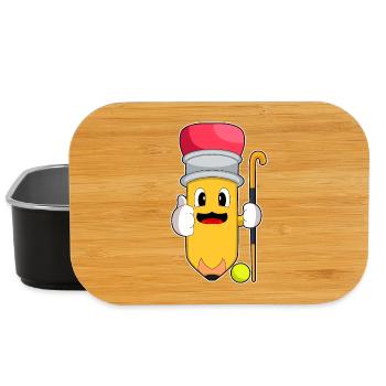 Crayon de hockey sur gazon Stick - Boîte à goûter - noir - Devant