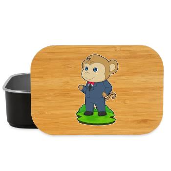 Monkey Groom Wedding Suit - Lunch Box - black - Front