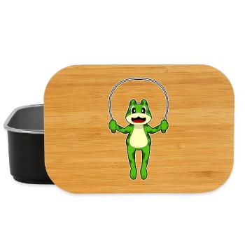 Frog Jumping Rope Skipping Rope Fitness - Lunch Box - black - Front