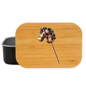 Polygon-style hobbyhorse - Lunch Box - black - Front