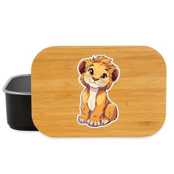 Lion - Lunch Box - black - Front