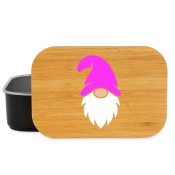 Magenta Hat Gnome - Lunch Box - black - Front