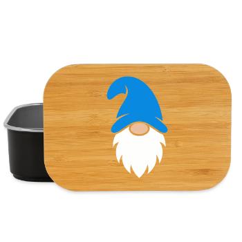 Azure Gnome Bearded Icon - Lunch Box - black - Front