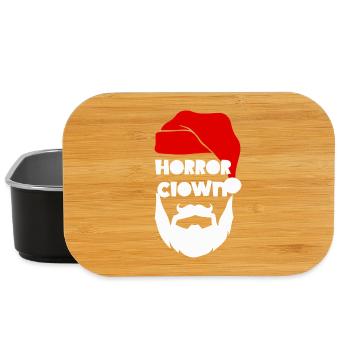 Horror Clown Santa - Lunch Box - black - Front